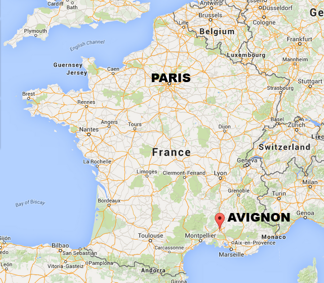 Avignon Kaart Frankrijk - Vogels